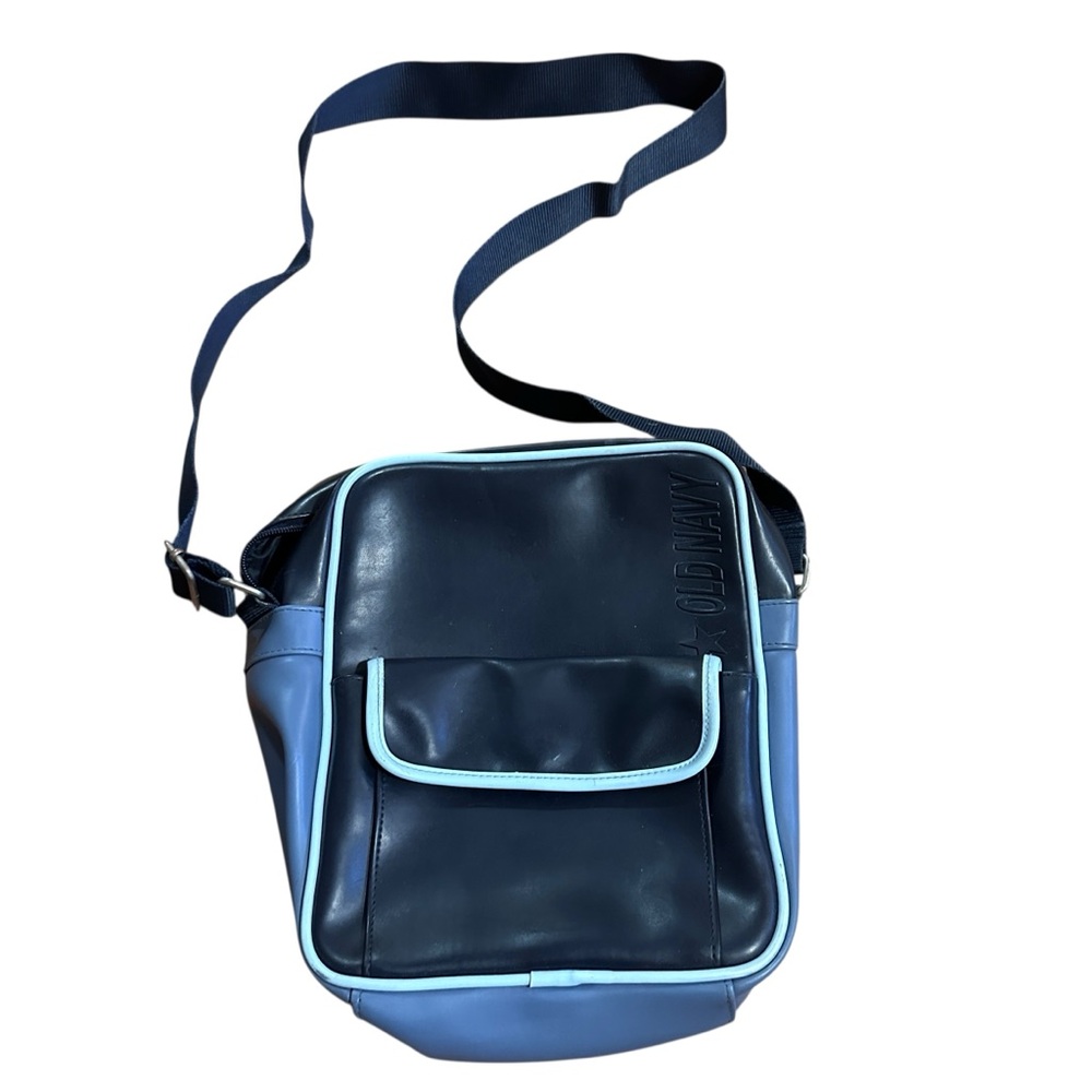 Y2K Old Navy‎ Crossbody Bag Blue Vinyl